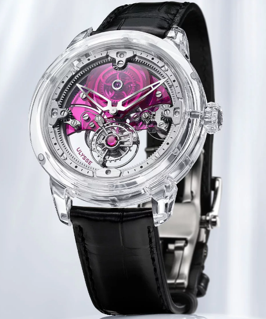 Review Best Ulysse Nardin Royal Sapphire Flying Tourbillon Blue 793.300 watches sale